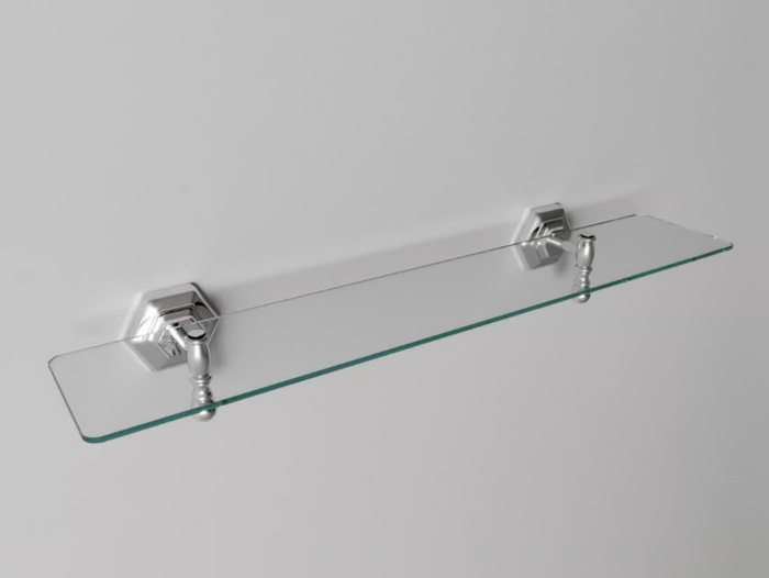 WALDORF - Glass bathroom wall shelf _ Park Avenue